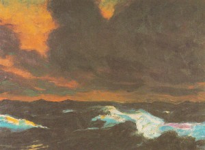 The Sea 1930. Emil Nolde.