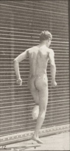 Nude_man_hopping_on_right_foot_Edward Muybridge