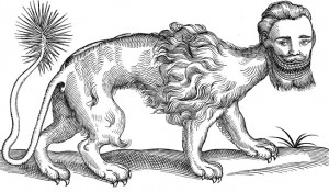 Topsell-manticore-engraving