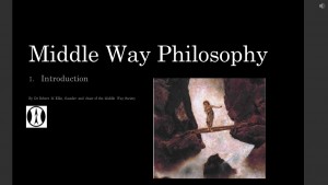 Middle Way Philosophy 1 Introduction