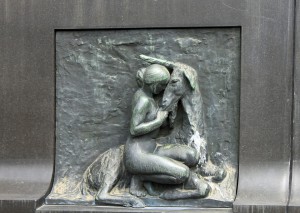 Oslo Vigeland Unicorn Sculpture Girl Bronze